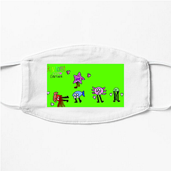 KinitoPET Glitch in the System Graphic Kinito P E T Face Masks