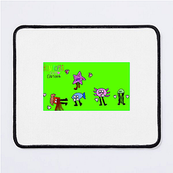 KinitoPET Glitch in the System Graphic Kinito P E T Mouse Pads