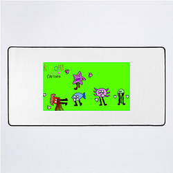 KinitoPET Glitch in the System Graphic Kinito P E T Mouse Pads
