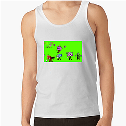 KinitoPET Glitch in the System Graphic Kinito P E T Tank Tops