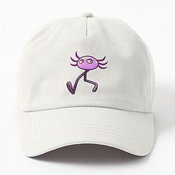 Kinitopet Kinito Pet axolotl stickers magnets Dad Hat