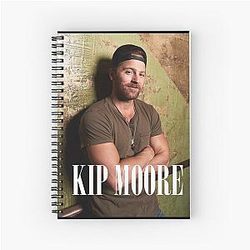 Kip Moore portrait Spiral Notebook