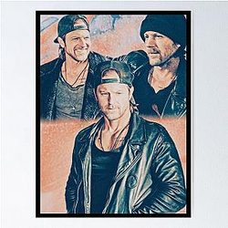 Kip Moore retro Poster