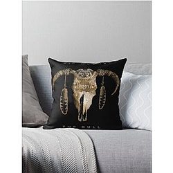 the kip moore bull tour 2023 Throw Pillow