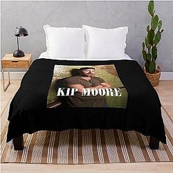 Kip Moore portrait Throw Blanket