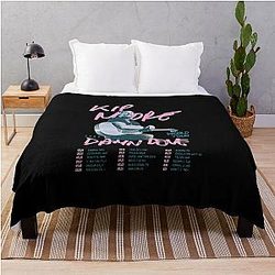 Kip Moore Damn Love Fall Tour  Throw Blanket
