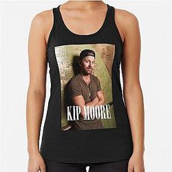 Kip Moore portrait Racerback Tank Top