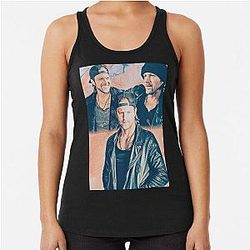 Kip Moore retro Racerback Tank Top