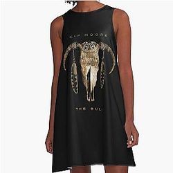 kip moore the bull tour 2020 kentang A-Line Dress