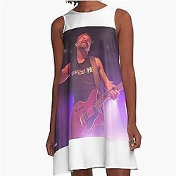 Kip Moore as large as life A-Line Dress