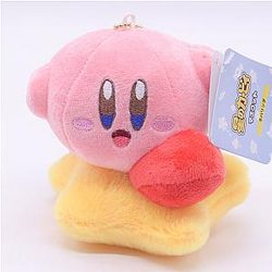 10cm Cute Kirby Plush Keychain
