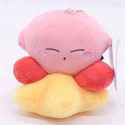 10cm Star Sleep Kirby Plush Keychain