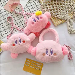 Cartoon Kirby Star Game Peripheral Series Kirby Plush Toy Hand Bags