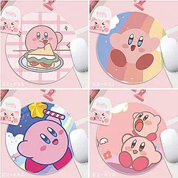 Kirby Kawaii Small Round Mouse Pad Round