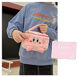 Kirby Pink Cartoon Doll Handbag
