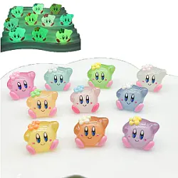 5/10pcs Star Kirby Luminous Kirby Decor Figure Toys