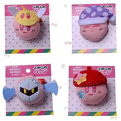 4cm Star Kirby Stuffed Toy Badge Bag Accessories Pin