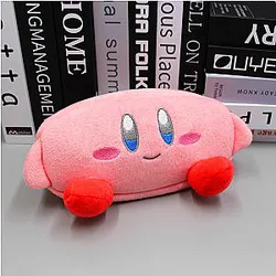 Pink Kirby Cartoon Doll Pencil Case
