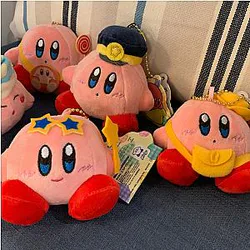 Star Kirby Doll With Cute Hat Keychains