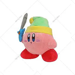 19cm Pink  Star Kirby Sword Stuffed Toy Plush