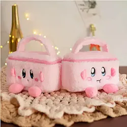 Cute Star Kirby Portable Cosmetic Storage Bag