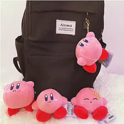 Fashion Star Pink Kirby Plush Toys Keychain