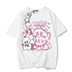 Sanrio Summer Kirby Graphic Cartoon T Shirts