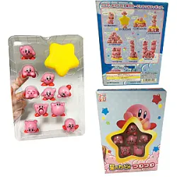 10pcs Mini Dolls Set Anime Game Star Kirby Pile Up Figure Toy