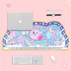 Kirby Anime Mouse Pad Cartoon Non Slip Table Mat