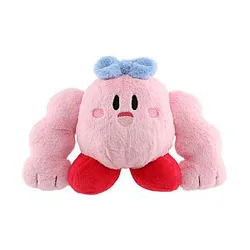 34cm Pink Muscle Kirby Game Hercules Fierce Toy Plush
