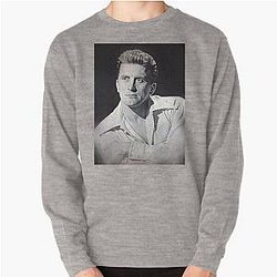 Kirk Douglas Art - oil paint D80 Pullover Sweatshirt