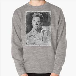 Kirk Douglas Art watercolor Pullover Sweatshirt