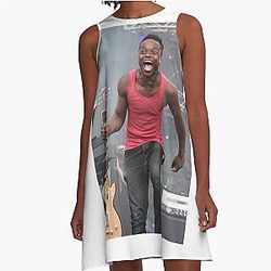 Kirk Douglas The Roots Photograph A-Line Dress