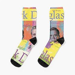 Kirk Douglas Portrait Socks