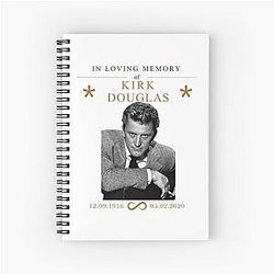 In Loving Memory of Kirk Douglas Notebook