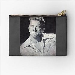 Kirk Douglas Art oil paint D80 Zipper Pouch