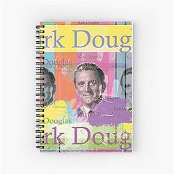 Kirk Douglas Portrait Notebook
