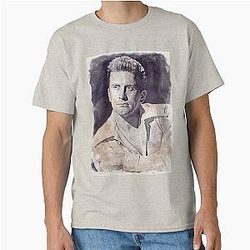 Kirk Douglas Art watercolor vintage Classic T-Shirt