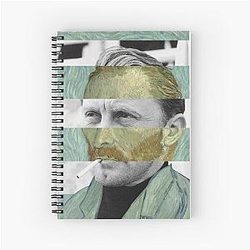 Self Portrait by Vincent Van Gogh Spiral Notebook