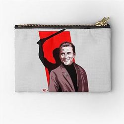 Kirk Douglas - An illustration by Paul Cemmick Leather Pouch
