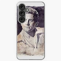 Kirk Douglas Art watercolor vintage D31 Samsung Galaxy Soft Case