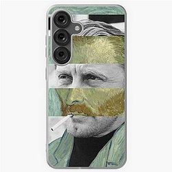 Self Portrait by Vincent Van Gogh and Kirk Douglas Samsung Galaxy Case