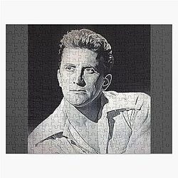 Kirk Douglas Art oil paint Jigsaw Puzzle
