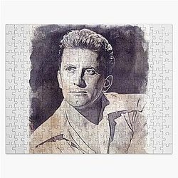 Kirk Douglas Art and Vintage Jigsaw Puzzle