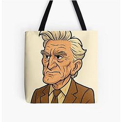 Silver Screen Legends Kirk Douglas All Over Print Tote Bag