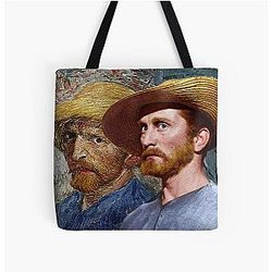 Kirk Douglas as Vincent van Gogh in Lust for Life 1956 All Over Print Tote Bag