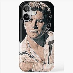Kirk Douglas Art vintage painting iPhone Tough Case