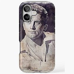 Kirk Douglas watercolor vintage D331 iPhone Case