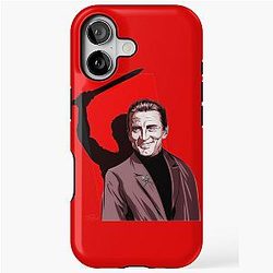 Kirk Douglas An illustration by Paul Cemmick iPhone Case