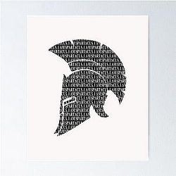 I Am Spartacus - Classic Kirk Douglas Movie Quote Poster